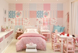 Papel de Parede Patchwork Infantil